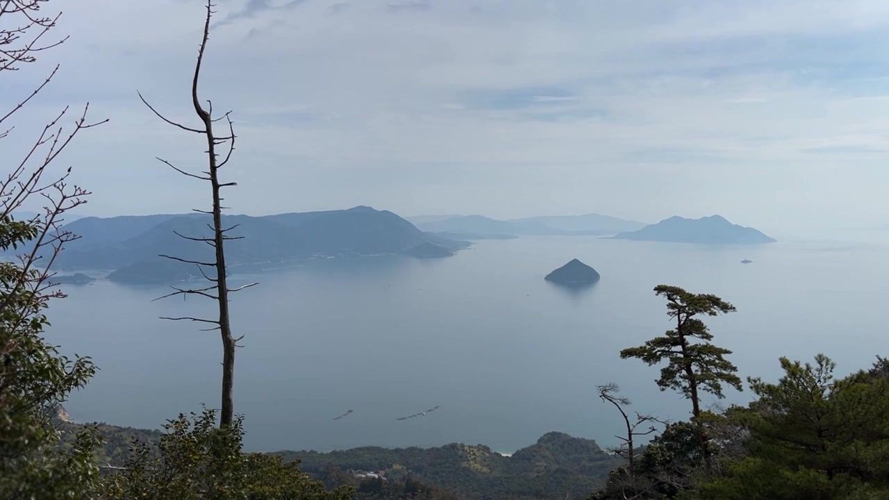Scenic View from Mt Misen Miyajima