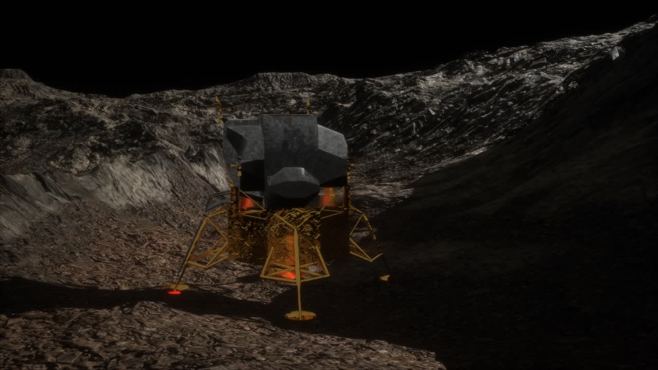 lunar landing mission on the Moon