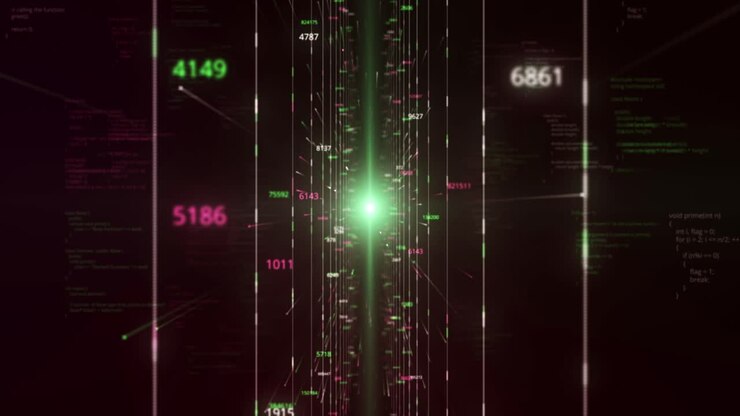 Abstract Digital Code Visualization