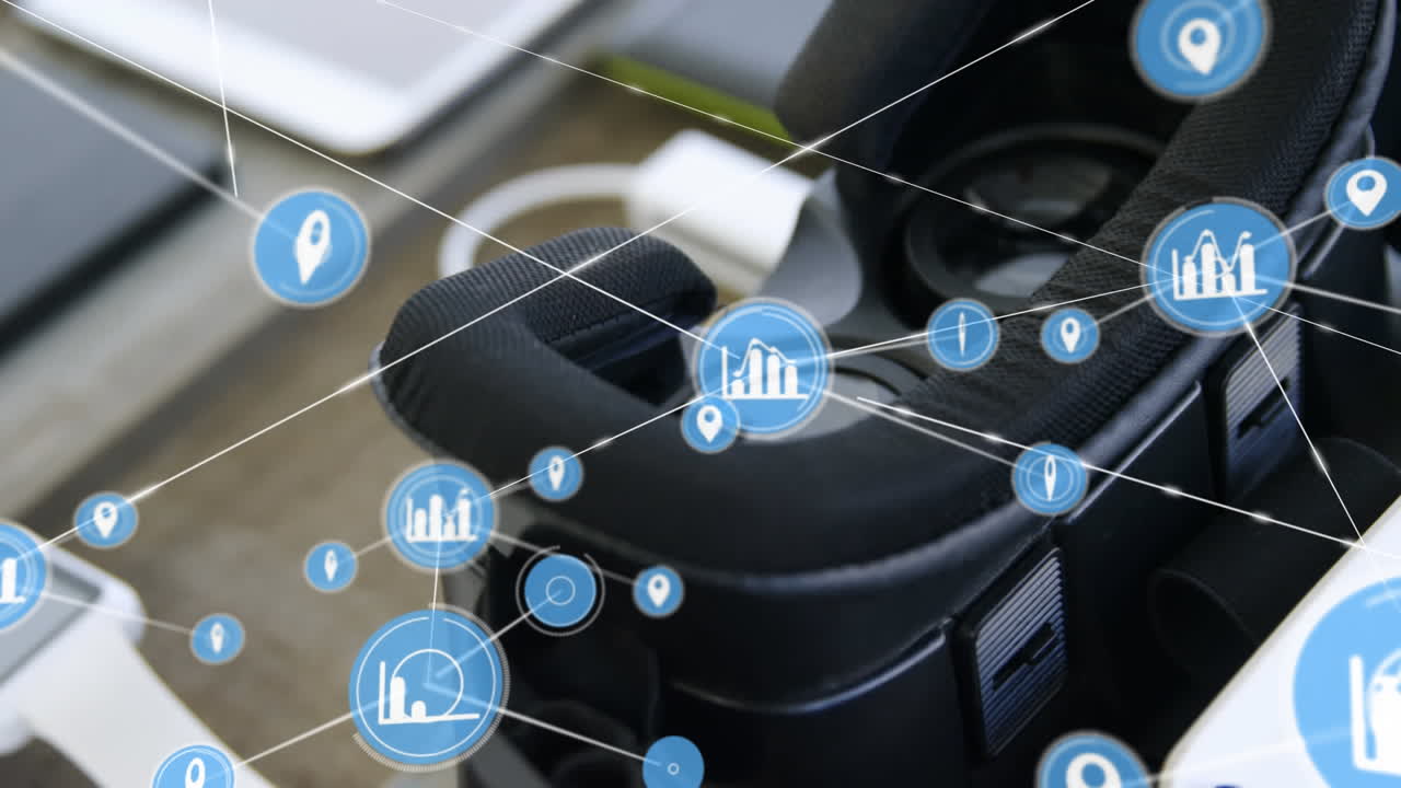 온라인 커뮤니티와 가상 현실 인터페이스를 통한 네트워크입니다.