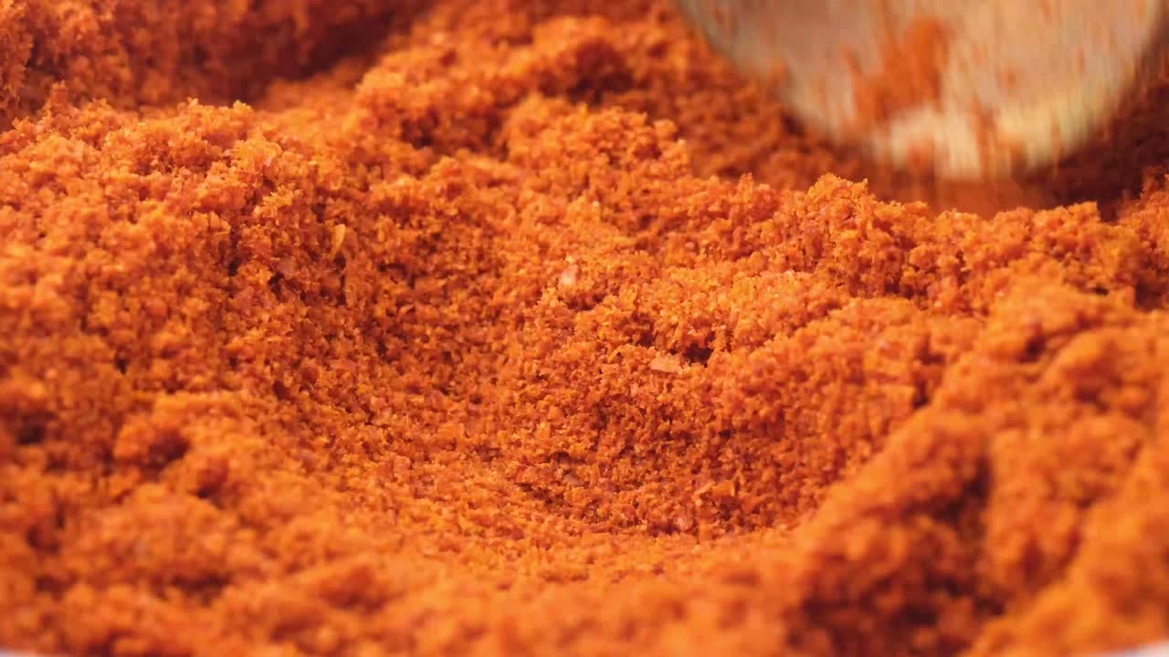 Mixing Spices in a Pan