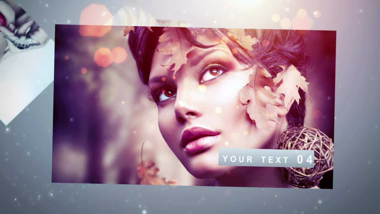 3D photo presentation template for promotions