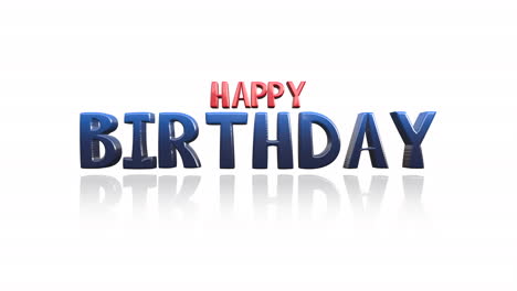 feliz cumpleaños colorido con fuente estilizada