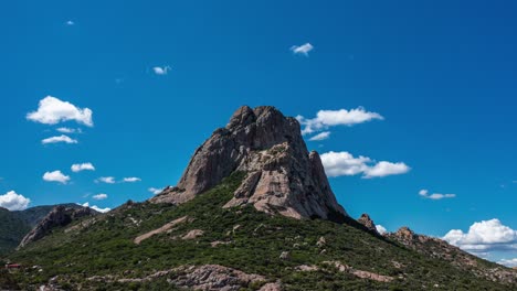 majestic mountain peak under a blue sky