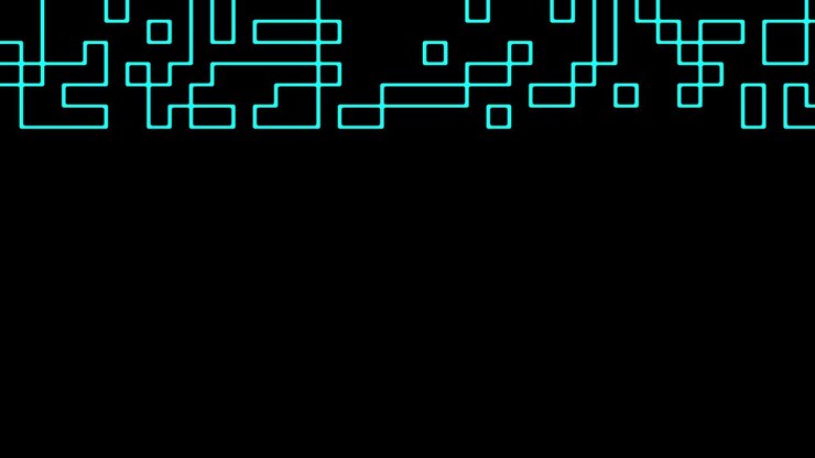 Multicolored squares sliding pattern