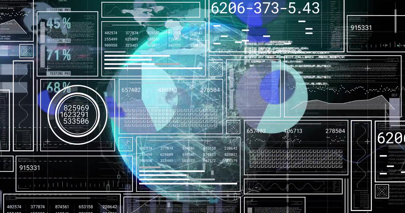 Composition of digital padlock and binary system over black background