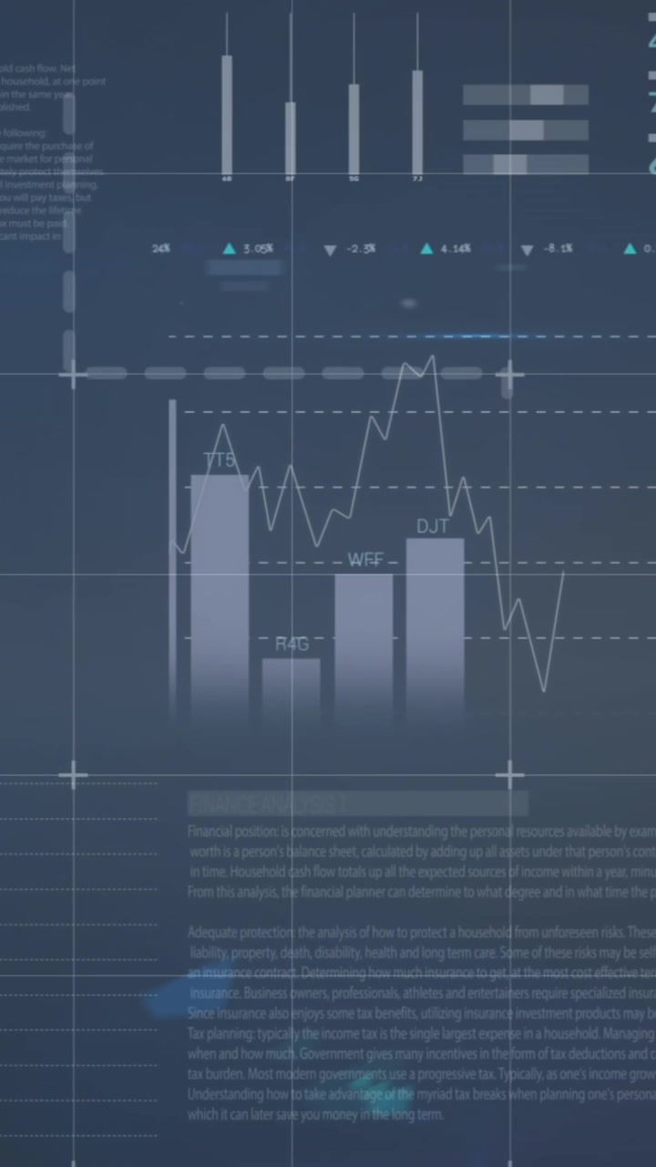 Elaborazione dati su griglia sullo schermo di uomini d'affari.