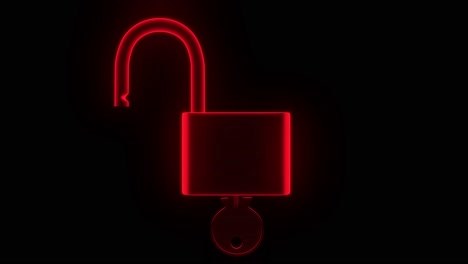 cerradura holograma desbloqueo llave de bloqueo seguridad protección de seguridad hackear contraseña 4k