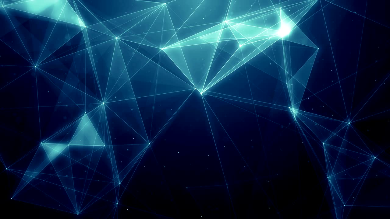 Plexus abstract network titles technology science background loop