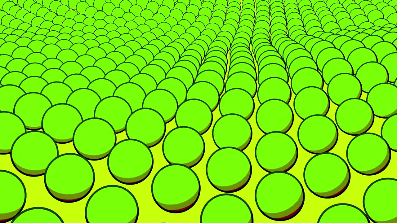 patrones abstractos de círculos verdes