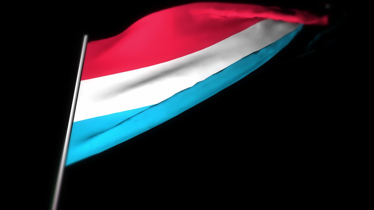 룩부르크 발, 발을 흔드는 사실적인 3d 애니메이션, 바람에 흔들리는 룩버그 발 (국립 발), 룩베르크의 질없는 루프 애니메이션, 4k 고품질, 3d 렌더링