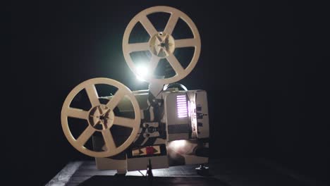 old antique film projector