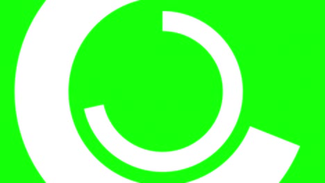 animación de círculos emergentes. película de bucle de introducción. imágenes incluidas pantalla verde y luma mate. 4k.