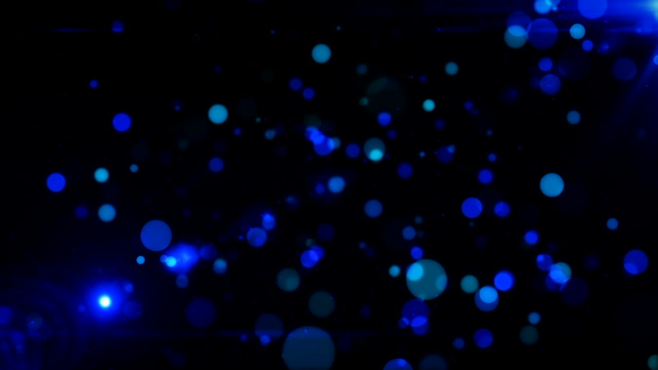 luces abstractas azules fondo bokeh