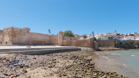 Kasbah-of-the-Udayas-in-Rabat,-Morocco