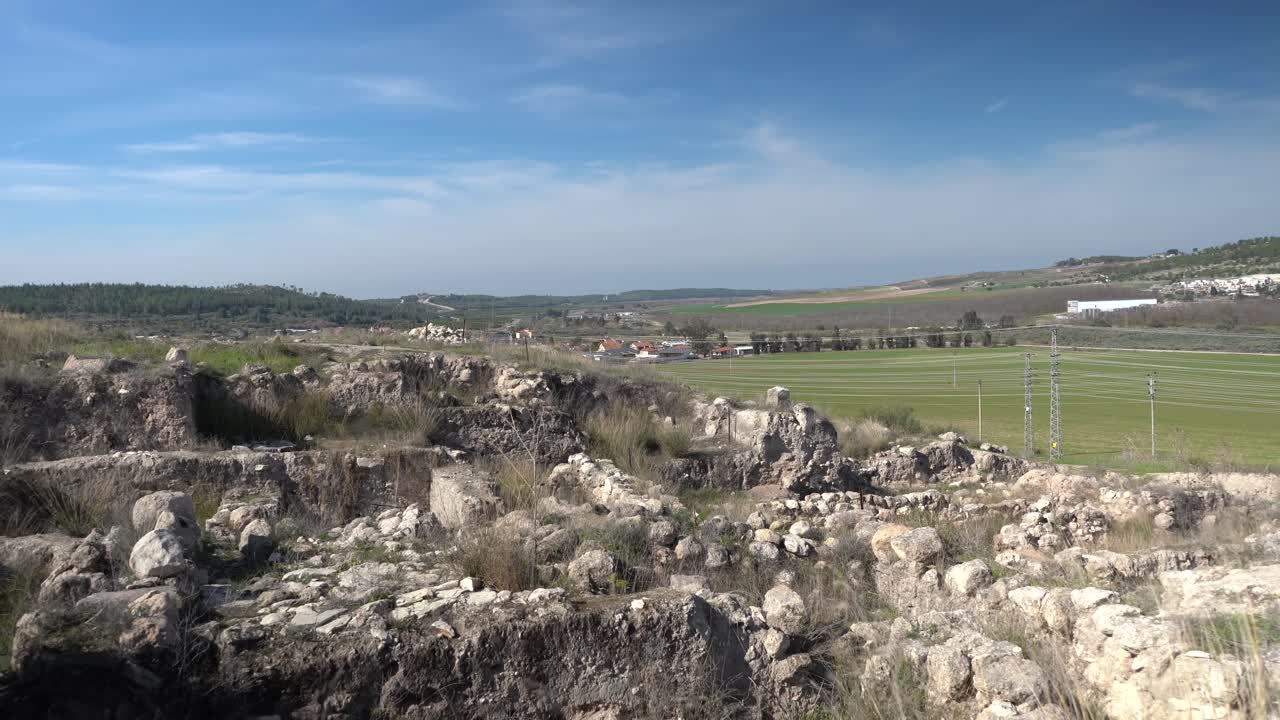 paesaggio collinare gerusalemme israele verde