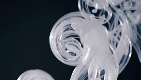 abstract white smoke swirls