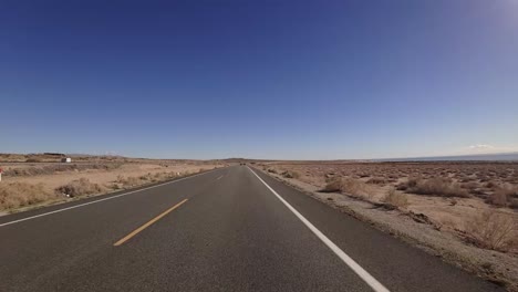 fast roadtrip hyperlapse in california desert along salton sea sunny day