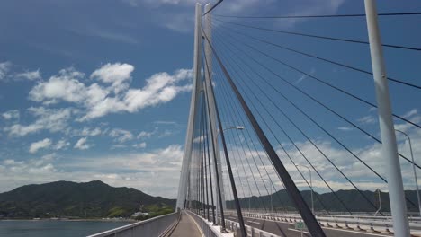 tatara bridge along seto inland sea of japan