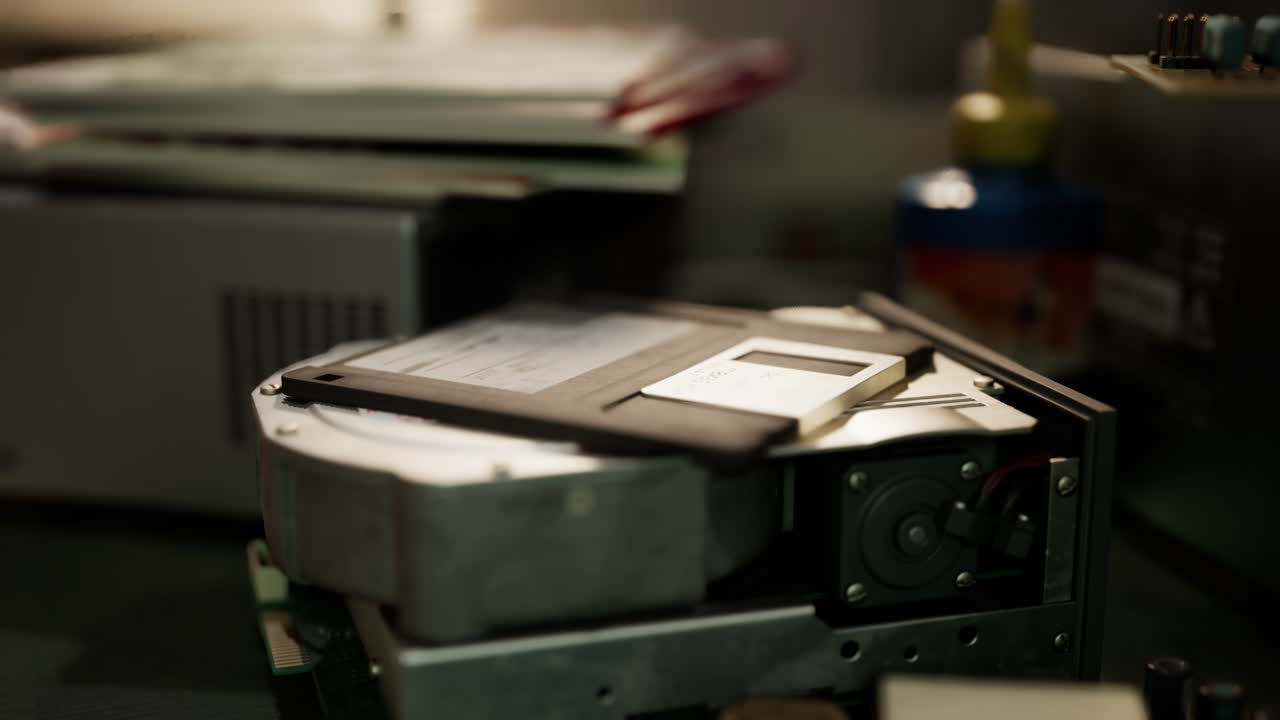 старинный снимок устаревшей технологии