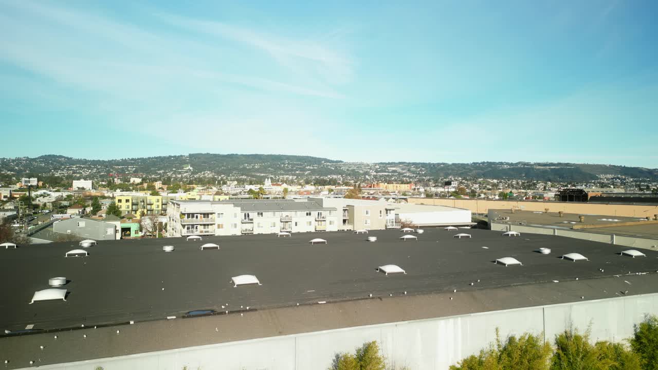 Aerial drone footage captures the vibrant mix of industry and homes in Oakland’s Jingletown and Fruitvale districts.