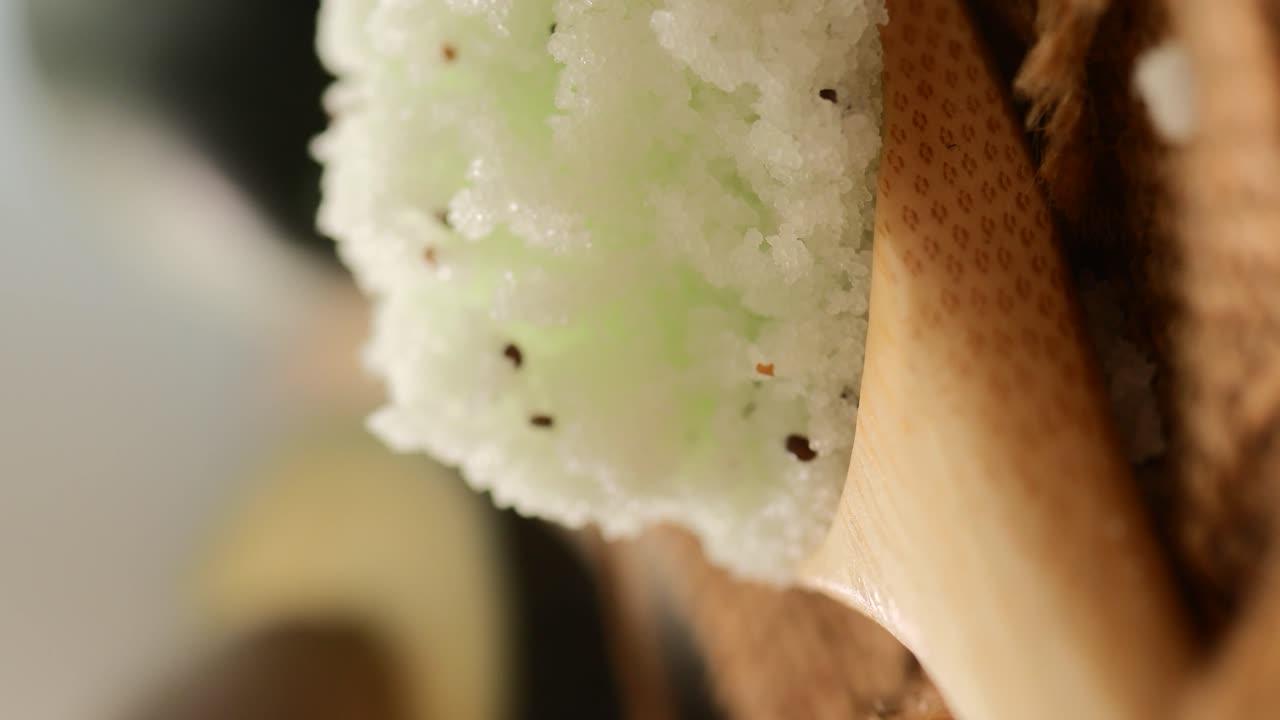 Close-up of a sugary treat
