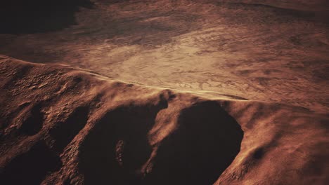 vista aérea del desierto rojo con duna de arena