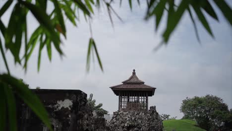 Sunyaragi-Cave-or-Taman-Sari-Guwa-Sunyaragi-is-an-artificial-cave-located-in-Cirebon-City,-where-there-is-a-temple-like-building-called-the-Sunyaragi-Water-Park,-or-Tamansari-Sunyaragi