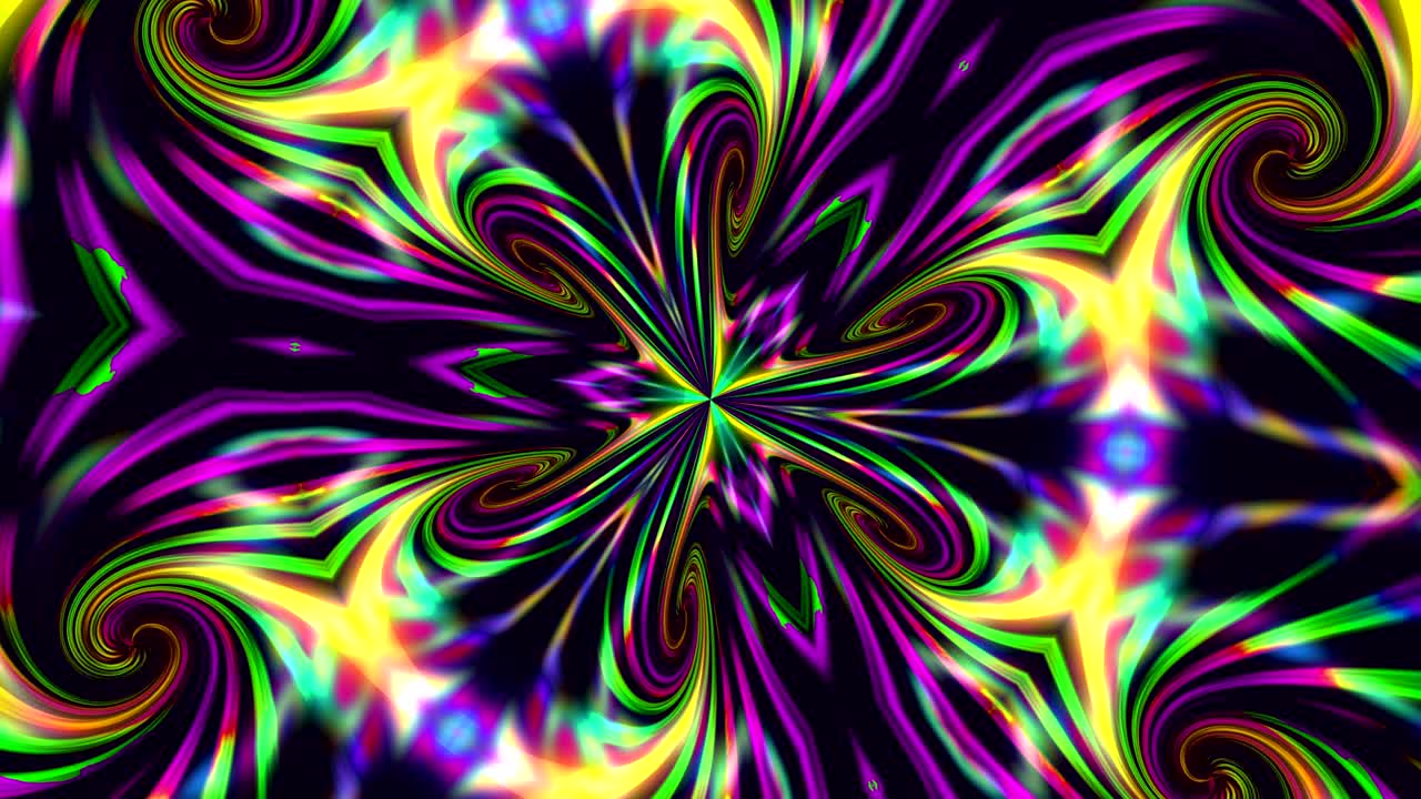 la belleza colorida del laeidoscopio