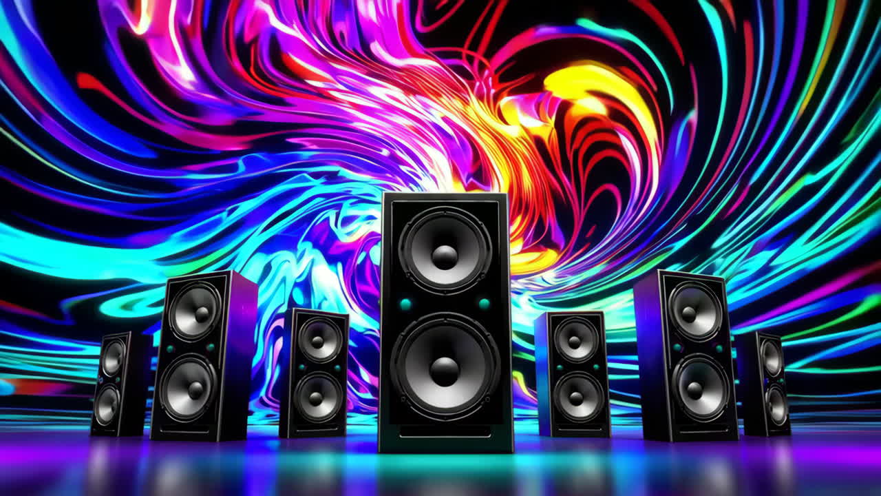 Colorful 3D Speakers