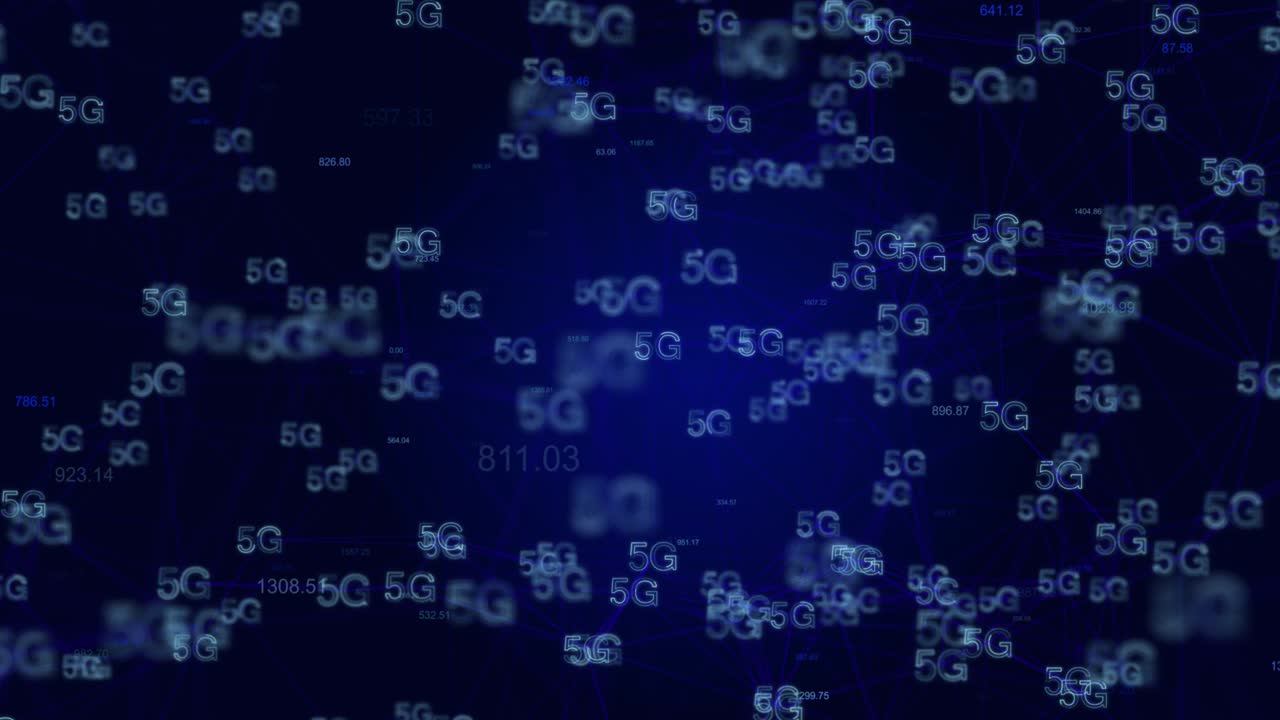 Modern intelligent technology innovation 5g network highspeed mobile internet new generation