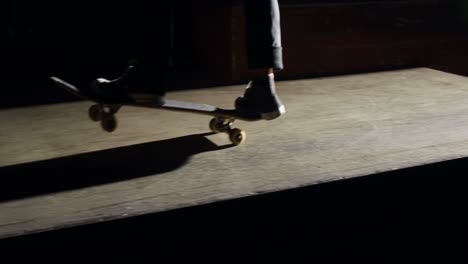 man practicing skateboarding in skateboard arena 4k