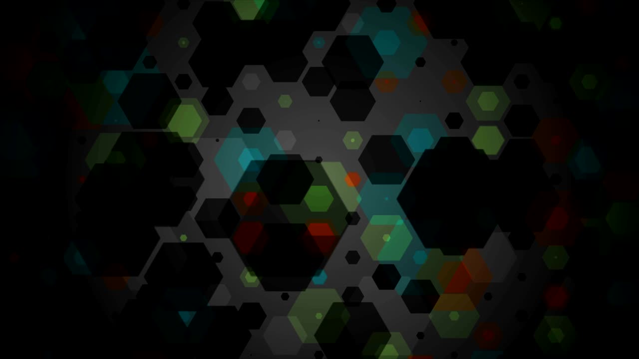 animación de video técnico abstracto oscuro