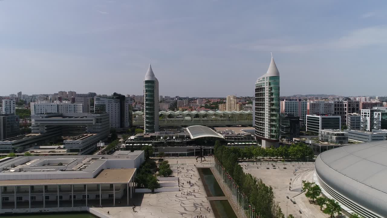 리스본 에 있는 국립 공원 의 항공 영상