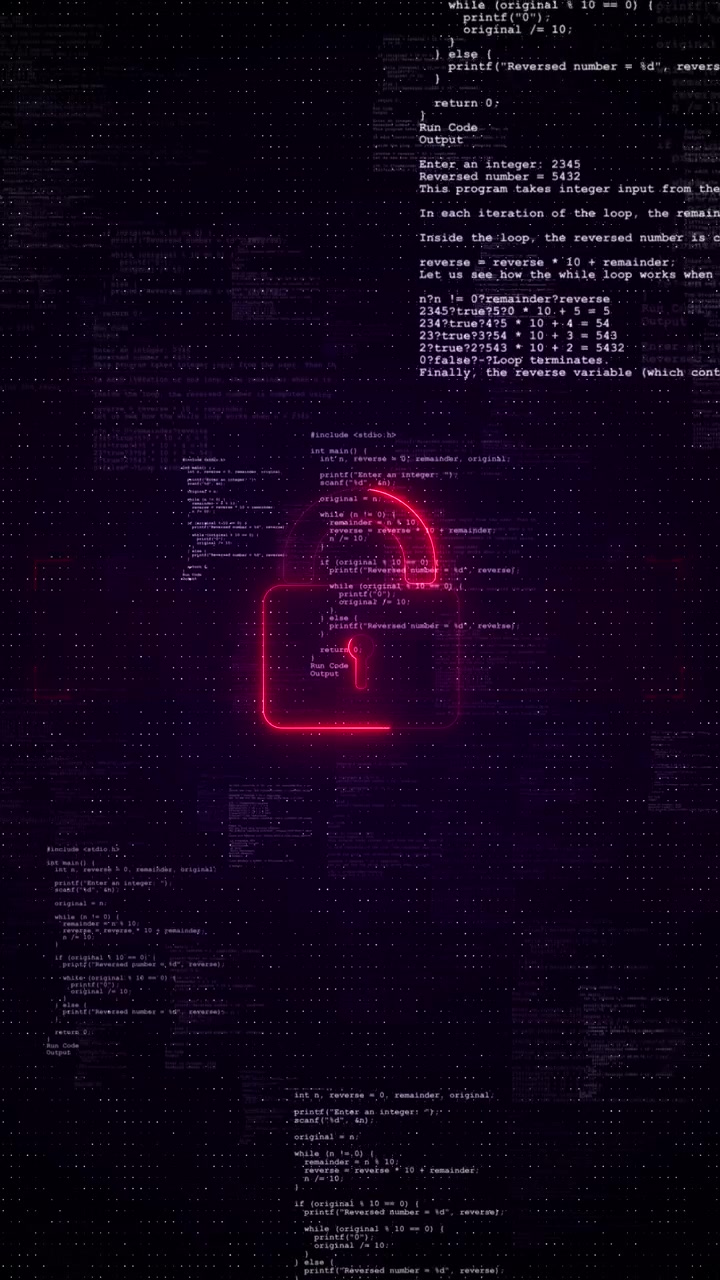Digital lock cyber access visual glowing unlock symbol floating code panels technology backdrop