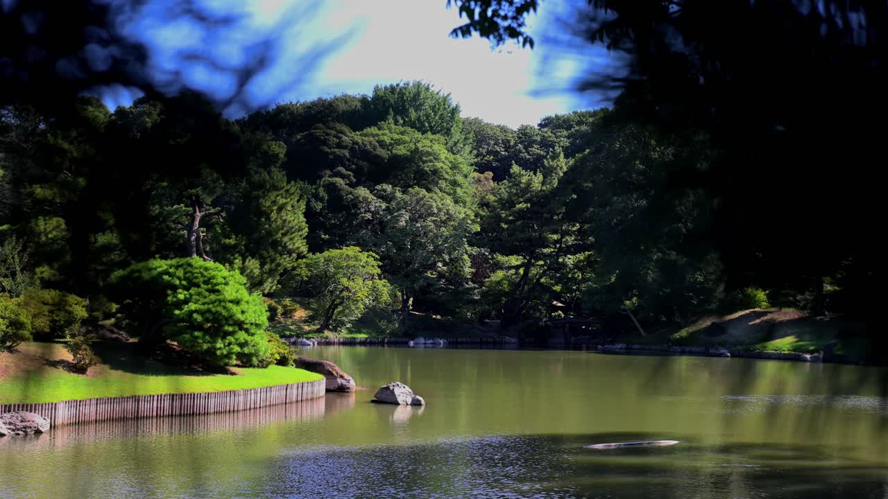 리쿠기엔 정원의 아름다운 풍경