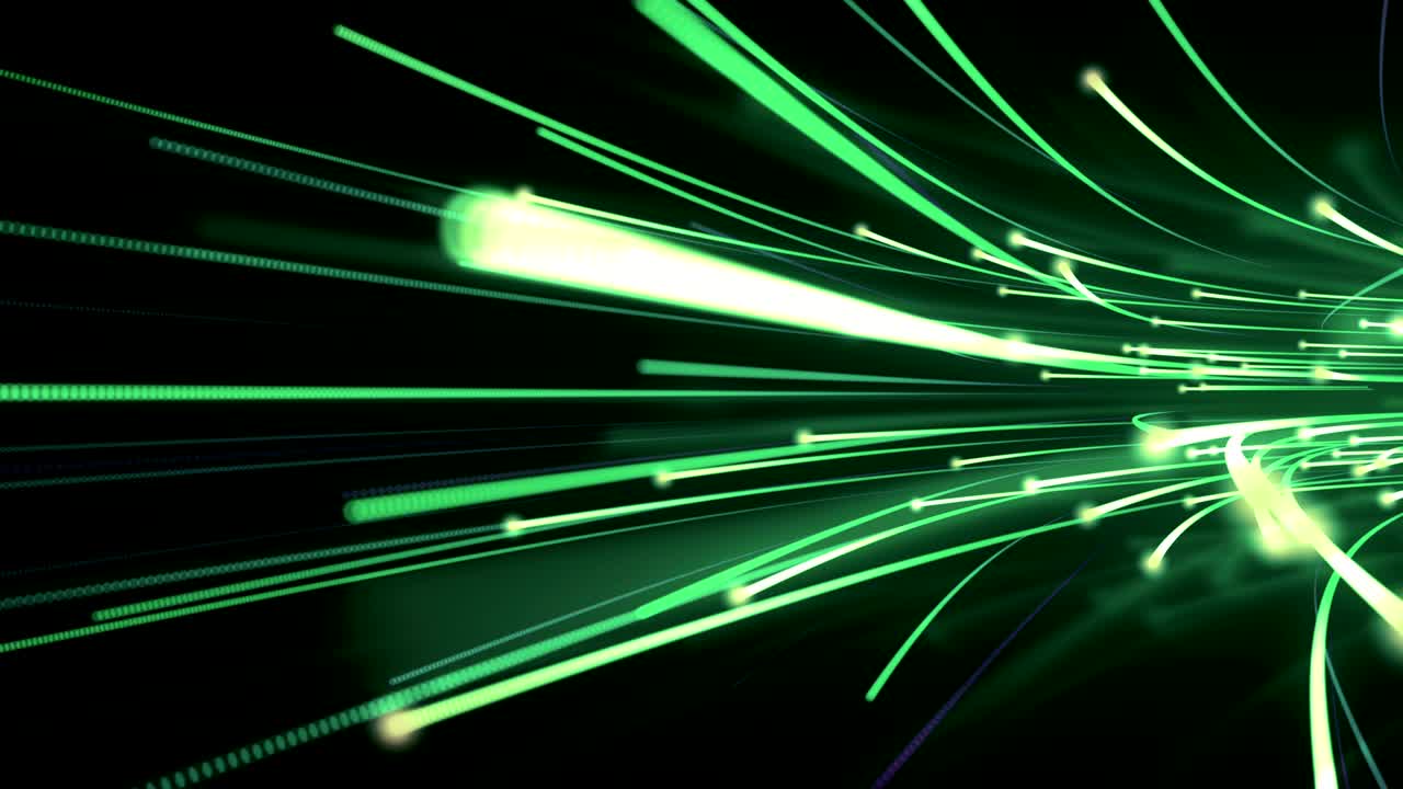 flujo de datos de fibra óptica