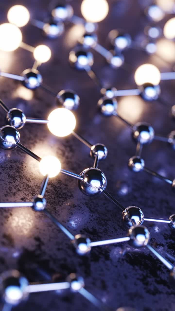 cerca de un montón de bolas en la mesa. animación en bucle vertical