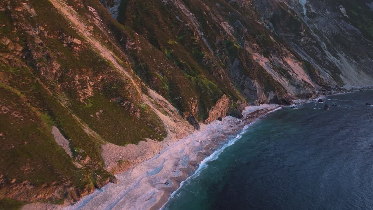 Stunning Golden Hour at Glenlough Bay Co.Donegal - 4K Cinematic Drone Footage 35