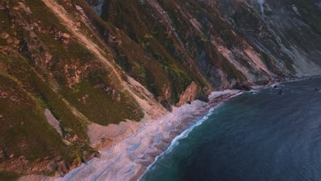 stunning golden hour at glenlough bay co.donegal - 4k cinematic drone footage 35