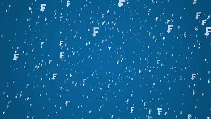 White symbols of Swiss currency Franc on a blue background. Simple seamless loop business motion graphic animated elements