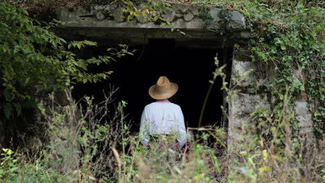 romanian girl visits an old mine 1