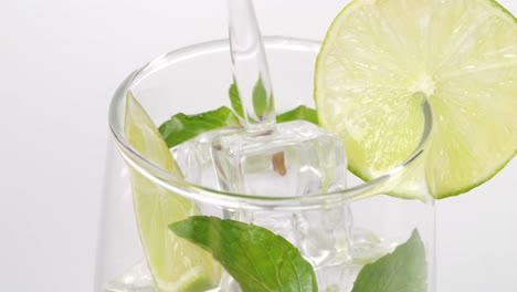 refreshing lime mint cocktail