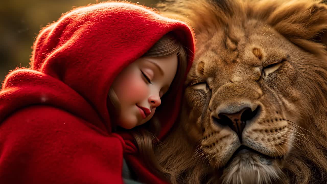 Girl and Lion: A Tale of Friendship