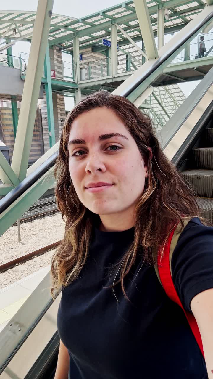 Candid Selfie During a Daily Commute