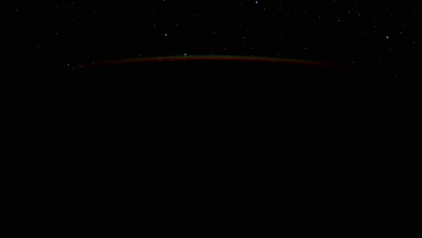 A-unique-animated-timelapse-of-a-low-orbit-around-the-planet-Neptune,-with-views-of-the-sunrise-and-Aurora-Borealis-or-Northern-Lights