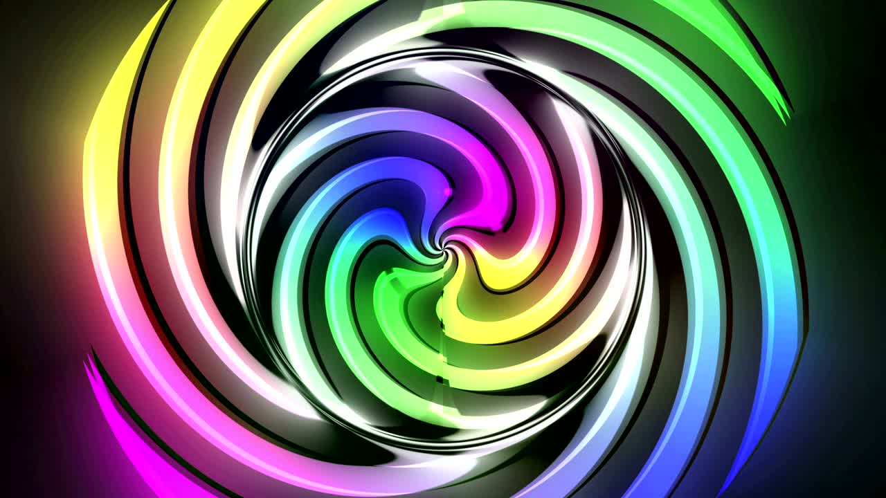 추상적인 다채로운 네온 배경 루프