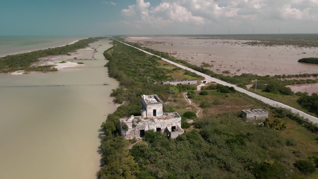 vista rotacional de la hacienda de yucatán