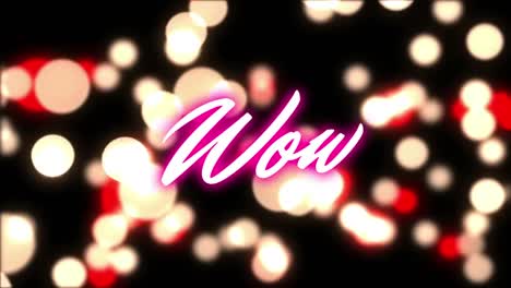 Animación-Del-Texto-Wow-Neon-Sobre-Focos