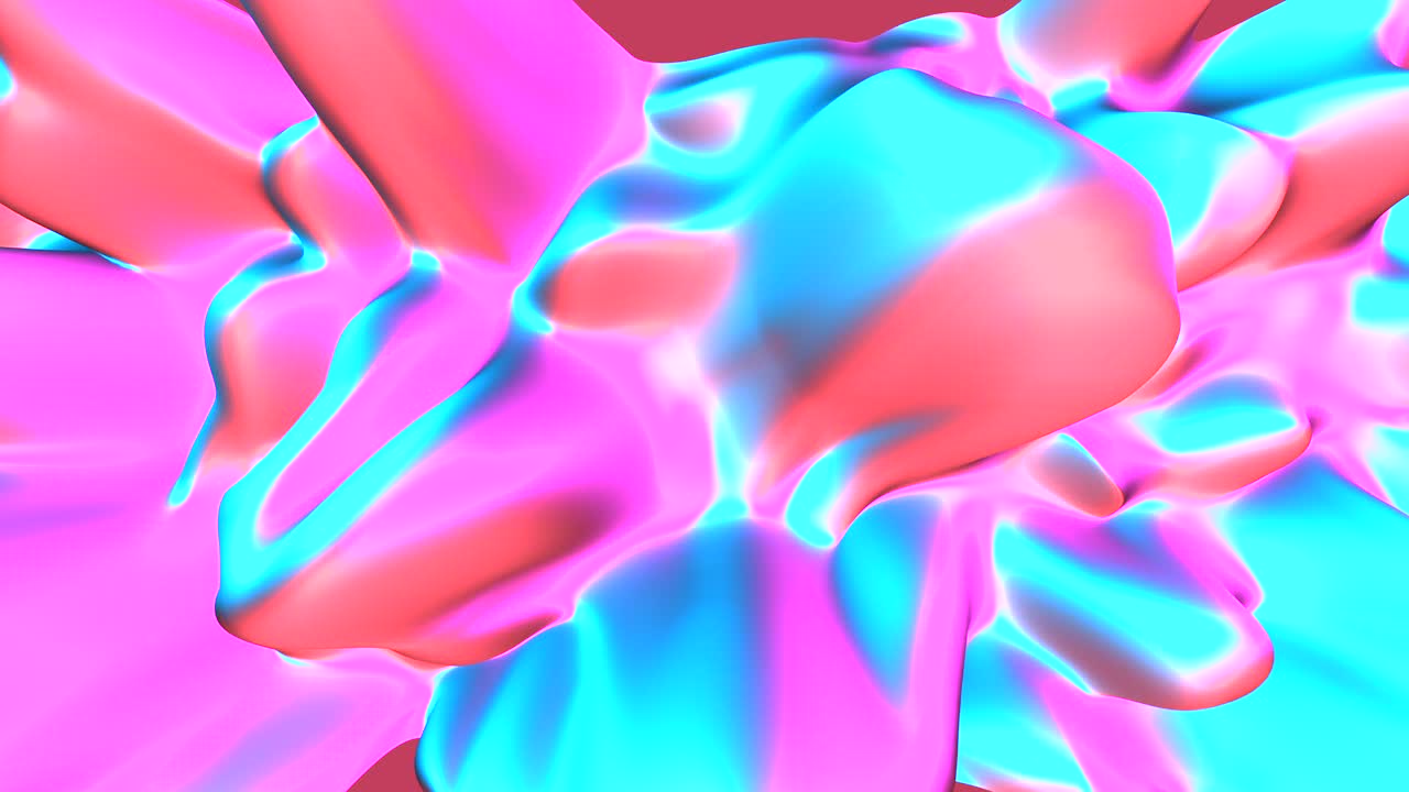 네온 배경과 형광 액체 색상, 자외선 추상 파란색, 보라색, 분홍색, 루프 애니메이션 4k